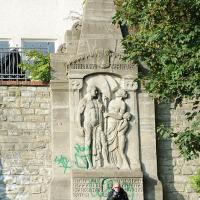 7794_9613 Denkmal Matthäus Friedrich Chemnitz an der Rainvilleterrasse. | Rainvilleterrasse - historische Bilder und aktuelle Fotos aus Hamburg Ottensen.